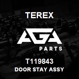 T119843 Terex DOOR STAY ASSY | AGA Parts