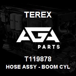 T119878 Terex HOSE ASSY - BOOM CYL ROD END - B.PLATE TO CYL | AGA Parts