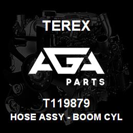 T119879 Terex HOSE ASSY - BOOM CYL HEAD END - B.PLATE TO CYL | AGA Parts