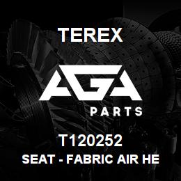 T120252 Terex SEAT - FABRIC AIR HEATED WITH SWITCH | AGA Parts
