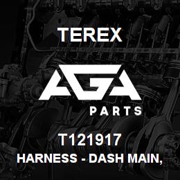 T121917 Terex HARNESS - DASH MAIN, (CANOPY TIER 4) | AGA Parts