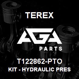 T122862-PTO Terex KIT - HYDRAULIC PRESSURE TEST - TLB840 | AGA Parts