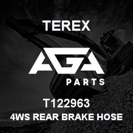 T122963 Terex 4WS REAR BRAKE HOSE LHS. | AGA Parts