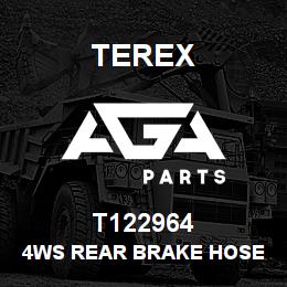 T122964 Terex 4WS REAR BRAKE HOSE RHS. | AGA Parts