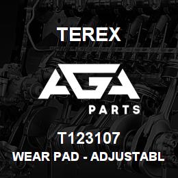 T123107 Terex WEAR PAD - ADJUSTABLE | AGA Parts