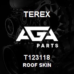 T123118 Terex ROOF SKIN | AGA Parts