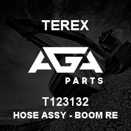 T123132 Terex HOSE ASSY - BOOM RE (JOINT TO CYLINDER) | AGA Parts