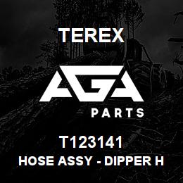 T123141 Terex HOSE ASSY - DIPPER HE | AGA Parts