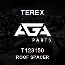 T123150 Terex ROOF SPACER | AGA Parts