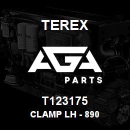 T123175 Terex CLAMP LH - 890 | AGA Parts