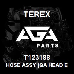 T123188 Terex HOSE ASSY (QA HEAD END) | AGA Parts