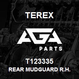 T123335 Terex REAR MUDGUARD R.H. | AGA Parts