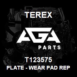 T123575 Terex PLATE - WEAR PAD REPAIR | AGA Parts