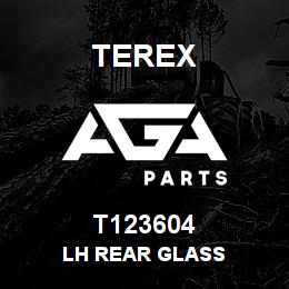 T123604 Terex LH REAR GLASS | AGA Parts