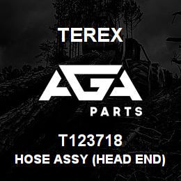 T123718 Terex HOSE ASSY (HEAD END) | AGA Parts
