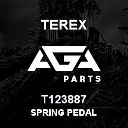 T123887 Terex SPRING PEDAL | AGA Parts