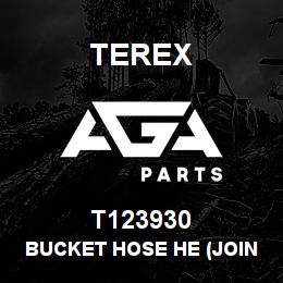 T123930 Terex BUCKET HOSE HE (JOIN - BOOM) | AGA Parts