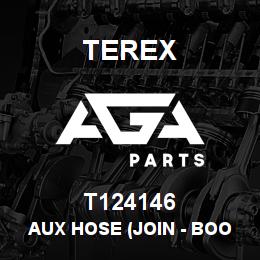 T124146 Terex AUX HOSE (JOIN - BOOM) | AGA Parts
