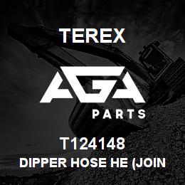 T124148 Terex DIPPER HOSE HE (JOIN - BOOM) | AGA Parts
