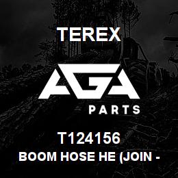 T124156 Terex BOOM HOSE HE (JOIN - BOOM) | AGA Parts