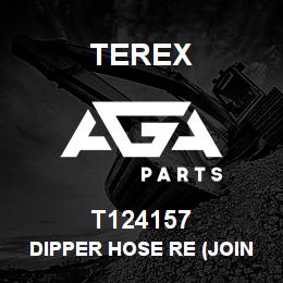 T124157 Terex DIPPER HOSE RE (JOIN - BOOM) | AGA Parts