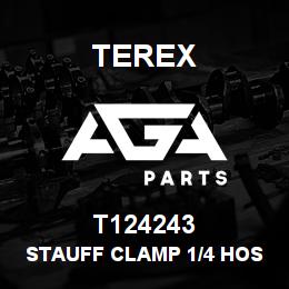 T124243 Terex STAUFF CLAMP 1/4 HOSE | AGA Parts