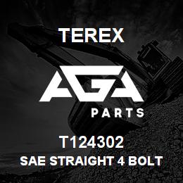 T124302 Terex SAE STRAIGHT 4 BOLT FLANGE UNF THREAD 1 5/16 | AGA Parts