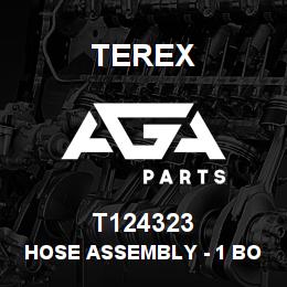 T124323 Terex HOSE ASSEMBLY - 1 BORE - 1 5/16 FEMALE SWIVEL ENDS | AGA Parts