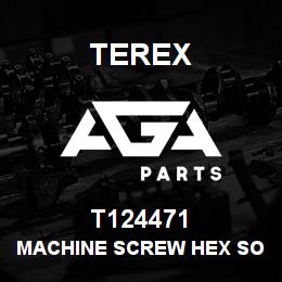 T124471 Terex MACHINE SCREW HEX SOCKET M6X45(12.9 SHCS M6-1.0X45Z) | AGA Parts
