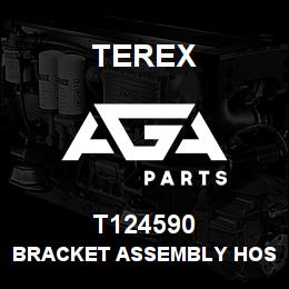 T124590 Terex BRACKET ASSEMBLY HOSE BURST VALVE | AGA Parts