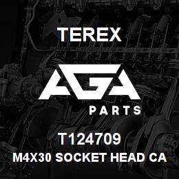 T124709 Terex M4X30 SOCKET HEAD CAP SCREW | AGA Parts