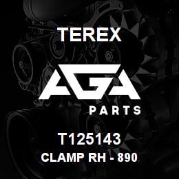 T125143 Terex CLAMP RH - 890 | AGA Parts