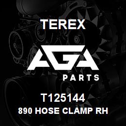 T125144 Terex 890 HOSE CLAMP RH | AGA Parts