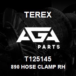 T125145 Terex 890 HOSE CLAMP RH | AGA Parts