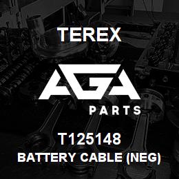 T125148 Terex BATTERY CABLE (NEG) - BATTERY TO ISOLATOR | AGA Parts