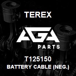 T125150 Terex BATTERY CABLE (NEG.) - BATTERY LINK | AGA Parts