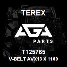 T125765 Terex V-BELT AVX13 X 1160 | AGA Parts