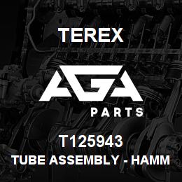 T125943 Terex TUBE ASSEMBLY - HAMMER RETURN | AGA Parts