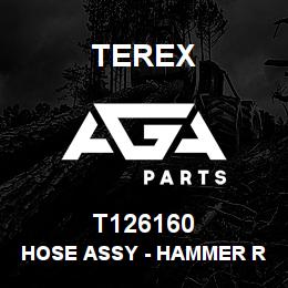 T126160 Terex HOSE ASSY - HAMMER RETURN | AGA Parts
