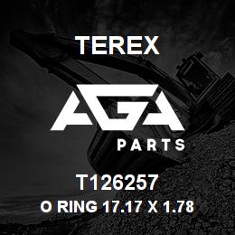 T126257 Terex O RING 17.17 X 1.78 | AGA Parts