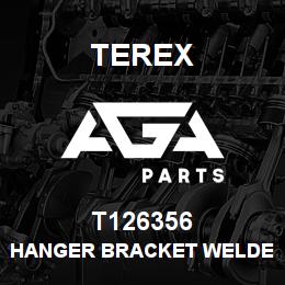 T126356 Terex HANGER BRACKET WELDED ASSY LH REAR | AGA Parts