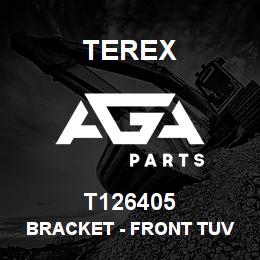 T126405 Terex BRACKET - FRONT TUV PLATE | AGA Parts