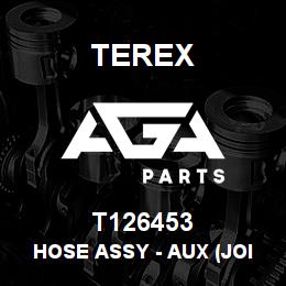 T126453 Terex HOSE ASSY - AUX (JOINT TO VALVE) | AGA Parts