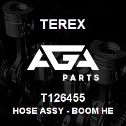 T126455 Terex HOSE ASSY - BOOM HE (JOINT TO VALVE) | AGA Parts