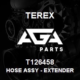 T126458 Terex HOSE ASSY - EXTENDER RE (JOINT TO VALVE) | AGA Parts
