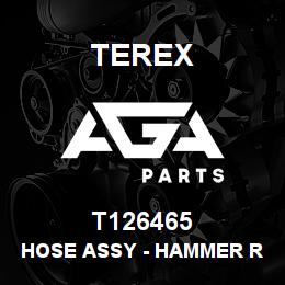 T126465 Terex HOSE ASSY - HAMMER RETURN | AGA Parts