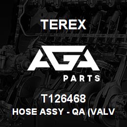 T126468 Terex HOSE ASSY - QA (VALVE SIDE) | AGA Parts