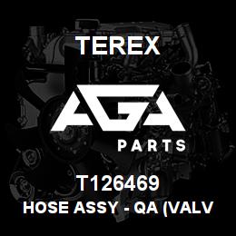 T126469 Terex HOSE ASSY - QA (VALVE SIDE) | AGA Parts