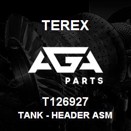 T126927 Terex TANK - HEADER ASM | AGA Parts