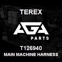 T126940 Terex MAIN MACHINE HARNESS TLB840 TIER3/4 | AGA Parts